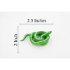 Collectible Wildlife Gifts | Snake, Emerald Boa, Coiled, Rubber Reptile, Educational, Realistic Hand Painted,  Model,   Gift,     2 1/2"      F089 B43 - 3 of 4
