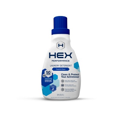 HEX Performance Fresh and Clean Scent Laundry Detergent - 50oz