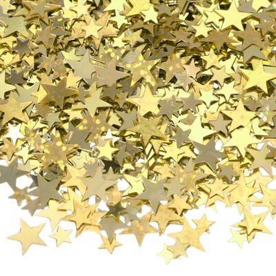 Unique Bargains Party Supply Plastic Lightweight Waterproof Twinkle Metallic Stars Foil Confetti 0.13 Ibs