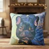 18 Inch Accent Pillow – Gus Donato I French Bulldog by Manual Woodworkers and Weavers - 3 of 3