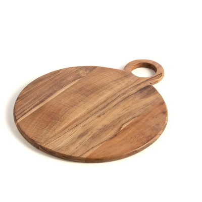 Belvedere Large Round Acacia Wood Cutting Board