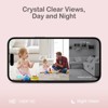 Sense-U Battery Camera Smart Baby Monitor Indoor and Outdoor with Night Vision PIR Motion Detection Alarm - White - 3 of 4