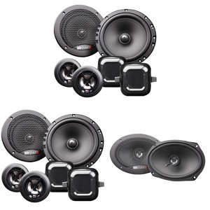 MB Quart Discus DS2-216 6.5 Inch Component Speakers with DK2-169 6x9 Inch Coax Speakers - 1 of 4