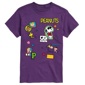 Men's - Peanuts - Collage Short Sleeve Graphic T-Shirt - 1 of 4