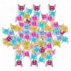 Willow & Ruby Girl's 50-Piece Mini Flower Hair Claw Clips - No-Slip Design - 50pcs - 3 of 4