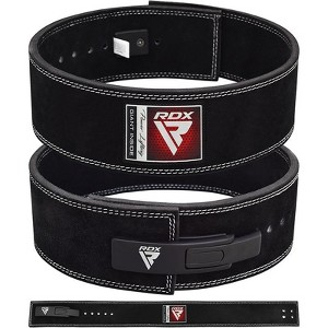 RDX Sport 4'' Leather Weightlifting Gym Belt - Premium Support for Powerlifting, Bodybuilding, and CrossFit Training - 1 of 1