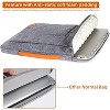 Laptop Sleeve Bag, Slim Shockproof Handbag Case, Computer Carrying Cover Compatible with MacBook Air/Pro, Acer, Asus, Dell, HP, Grey - 3 of 4