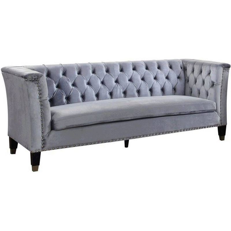 82&#34; Honor Sofa Blue - Acme Furniture, 4 of 9
