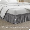 Adjustable Wrap Around Ruffled Bed Skirt by Bare Home - image 2 of 4