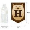 Big Dot of Happiness Forest Hedgehogs - Woodland Birthday Party Bunting Banner - Party Decorations - Happy Birthday - 3 of 4