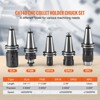 VEVOR CAT40 Collet Holder ER 16/32 Collet Set, 35 PCs, SLN FMB ER16/32 APU Tool Holders Spring Steel Collet Chucks with 10 Pull Studs and 3 Wrenches - 3 of 4