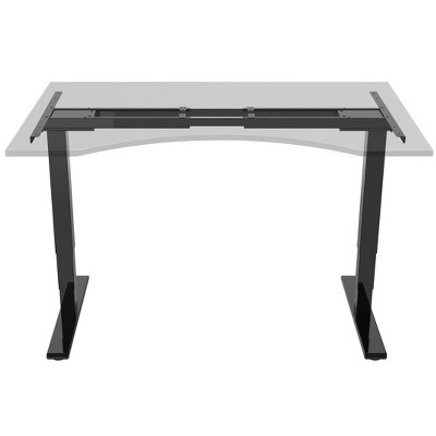Black Adjustable Dual Motor Sit-Stand Desk Frame