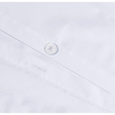 Olive Green Cotton Percale Full/Queen Duvet Set with Shams