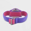 Girls' Disney Aladdin Princess Jasmine Plastic Time Teacher Watch - Purple - 2 of 4