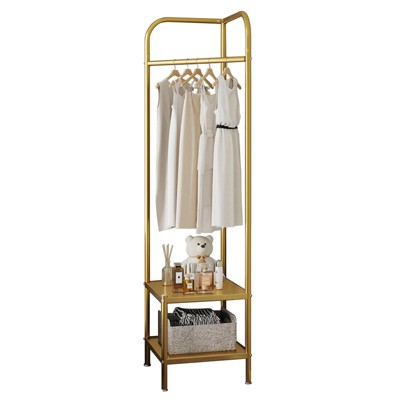 Corner Coat Racks, Heavy Duty Clothing Rack, Freestanding Garment Rack, Metal Clothes Racks Shoes Shelf Organizer for Entryway Bedroom