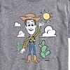 Men's - Disney - Woody Pastel Short Sleeve Graphic T-Shirt - 2 of 4