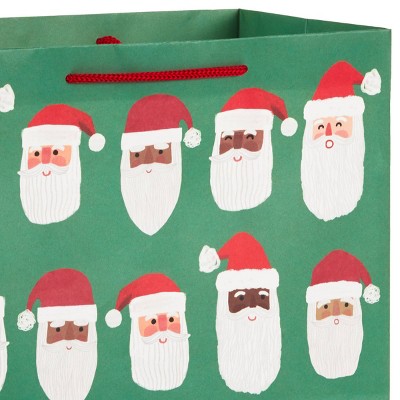 Festive Assorted Holiday Gift Bags Set with Santa and Icons