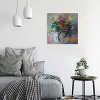 Bicycle Basket with Flowers by Katharina Valeeva Unframed Wall Canvas - iCanvas - 3 of 3