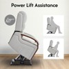 Aukfa Power Lift Recliner Chair with Massage & Heat – Dual Motor Electric Recliner for Elderly, 180° Adjustable Backrest - 3 of 4