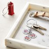Juvale 6 Pack London Keychain Souvenir Gifts, Key Rings with British UK Flag, Phone Booth, Big Ben, Double-Decker Bus, England - 2 of 4