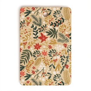Marta Barragan Camarasa Happy holidays nature Cutting Board Rectangle -Deny Designs - 1 of 3