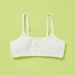 Yellowberry Girls' Super Soft Cotton First Training Bra with Convertible Straps