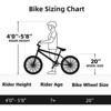 hykolity Freestyle BMX Bike 20 Inch Trick Bicycle for Kids Teen Adults Carbon Steel Frame Bikes Ideal for Beginner to Advanced Riders Black & Silver - 4 of 4