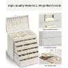 6 Layer Large Jewelry Box - Jewelry Box Organizer for Drawer Necklace Ring Bracelet and Watch - 4 of 4