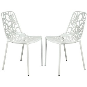 LeisureMod Devon Modern Aluminum Outdoor Stackable Dining Chair - 1 of 4