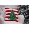 C&F Home Colorful Tree Hooked Christmas Throw Pillow, 16" x 16" - 2 of 4