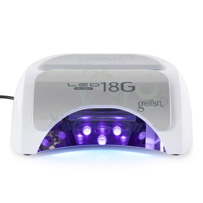 Gelish Professional Salon Gel Nail Polish Quick Curing LED Light Lamp Dryer with Timer Settings for Manicures and Pedicures, 1 of 7