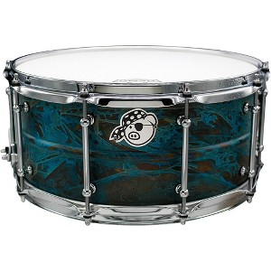 Pork Pie Patina Brass Snare Drum - 1 of 1