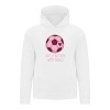 Everyday Kids Sports Collection Life-Is-Better-With-Goals Soccer Girls Pullover Hoodie – Pink Heart Ball Graphic Sweatshirt - 2 of 4