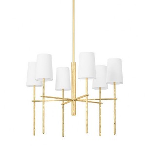 Troy Lighting River 6 - Light Chandelier in  Vintage Gold Leaf - 1 of 1