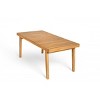 69" Acacia Wood Outdoor Dining Table,6 Seats Patio Side Table with Slatted Top,Rectangular Dining Table for Garden Gatherings-Koiai - 3 of 4