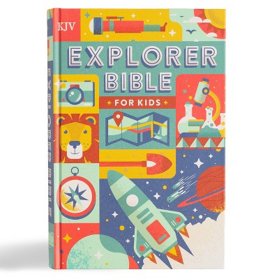 KJV Explorer Bible for Kids, Hardcover - by  Holman Bible Publishers