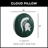 NCAA Michigan State Spartans 15" Circular Cloud Pillow - 4 of 4