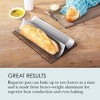 Chicago Metallic Commercial II Non-Stick Baking Pan with Perforations, Dual-Coated Heavy-Duty Aluminum Baking Pan, 16" x 9", Holds 2 Loaves, Oven Safe - 3 of 4