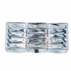 Elegant Lighting Cuvette 2 light Chrome Vanity Wall Sconce Clear Royal Cut Crystal - 3 of 3