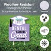 Big Dot of Happiness Dental School Grad - Outdoor Lawn Sign - Dentistry and Hygienist Graduation Party Yard Sign - 1 Piece - 3 of 4