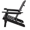 Jiallo Foldable Adirondack Chair with cup holder Bristro Set with Ottoman - 3 of 4
