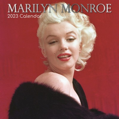 2023-square-wall-calendar-marilyn-monroe-16-month-movie-icons-with-180-reminder-stickers-12-x-12-in-target