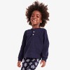 Primary Kids Fleece Pj Henley - 2 of 3