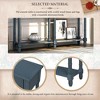 CENGHU Rustic Entryway Sofa Table, Console Table with Two Storage Drawers and Bottom Shelf, for Living Room, Entryway, Antique Navy - 4 of 4