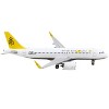 Airbus A320neo Commercial Aircraft "Royal Brunei Airlines" White with Yellow Tail 1/400 Diecast Model Airplane by GeminiJets - image 3 of 3