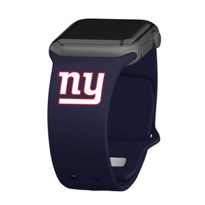 NFL New York Giants Apple Watch Compatible Silicone Band - Blue - 1 of 3