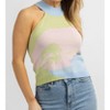 Women's BEACH SCENE KNIT MOCKNECK TANK TOP - Fore - 2 of 4