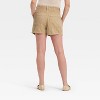 Women's High-Rise Pleated Jean Shorts - Universal Thread™ - 2 of 4