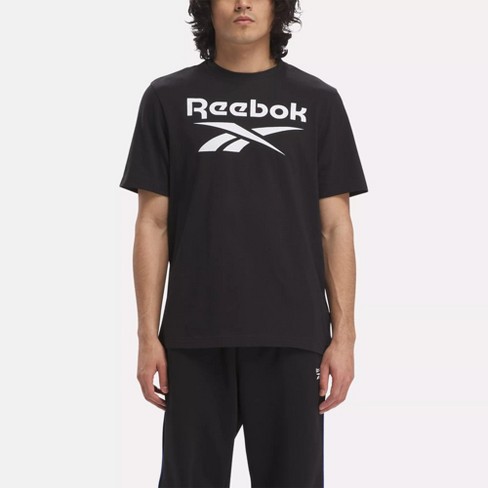 Reebok Apparel Men Reebok Identity Fleece Stacked Logo Pullover Hoodie –  Reebok Canada