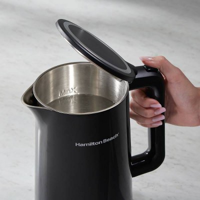 Hamilton Beach 1.7L Black Stainless Steel Digital Kettle